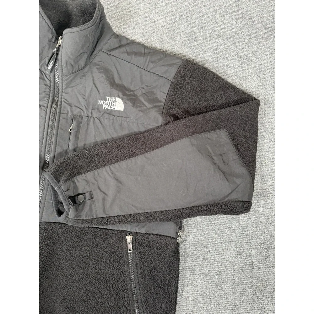 Vintage‎ The North Face Denali Jacket Mens Medium Black Polartec Fleece Full Zip
